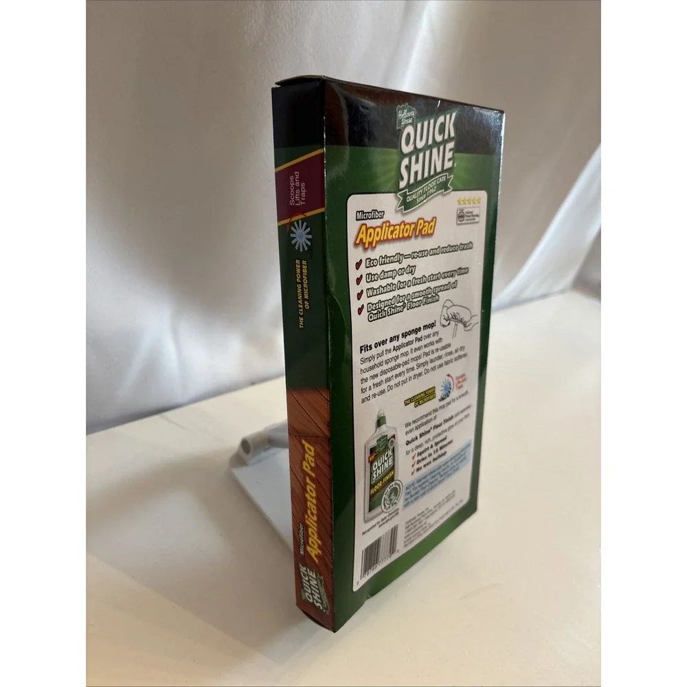 QUICK SHINE Microfiber Applicator Pad/Bonnet For All Hard Surfaces 2009 Reusable